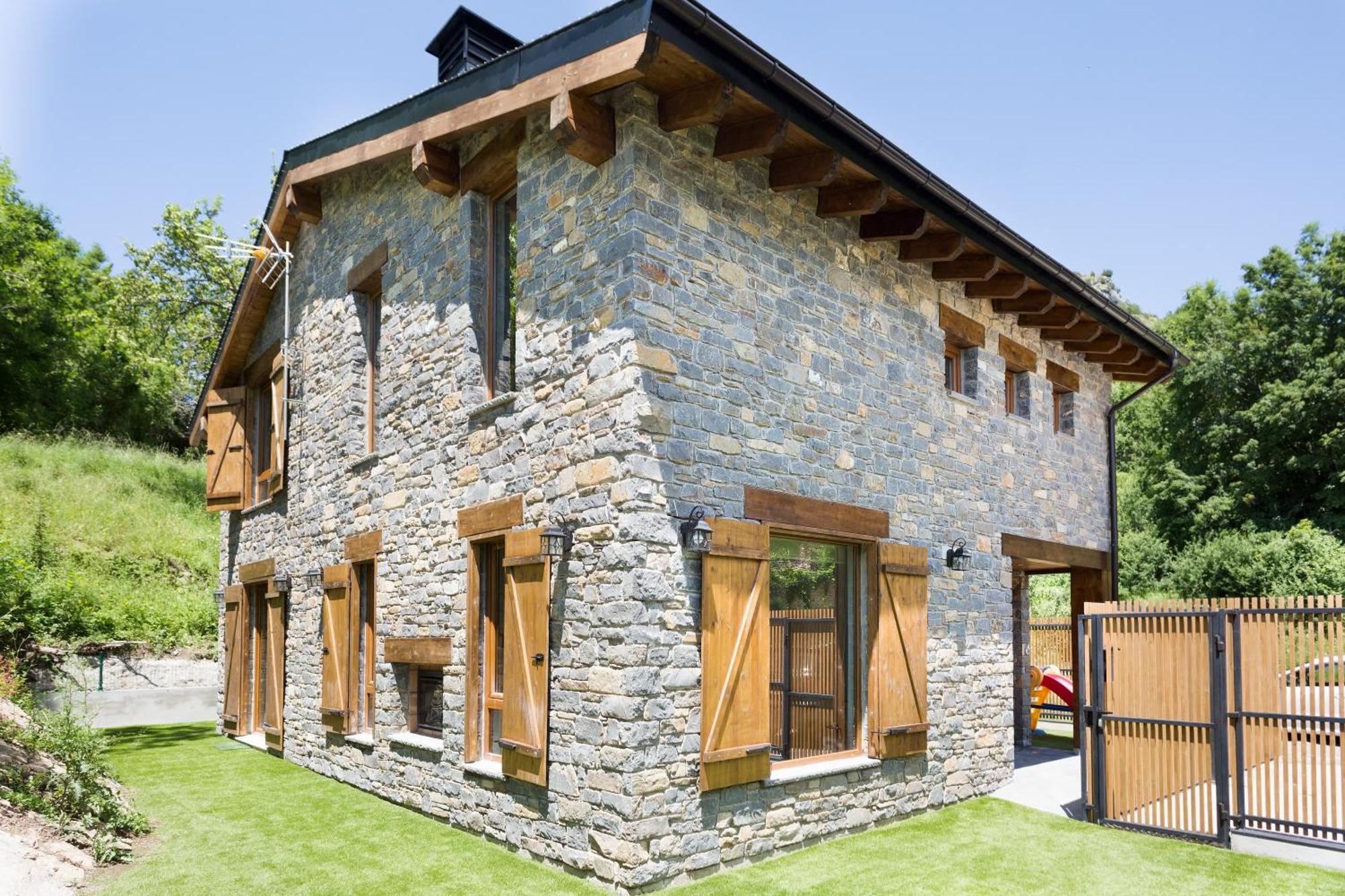 Casa Forelsa Lujo En La Montana Hoz de Jaca Extérieur photo
